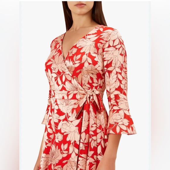 Hobbs London size 8 Hazel wrap dress - Picture 3 of 8